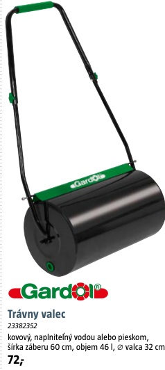 Gardol trávny valec 46 l