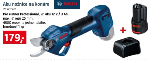 Bosch Pro runner Professional aku nožnice
