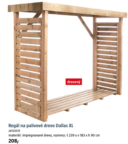 Regál na palivové drevo Dallas XL