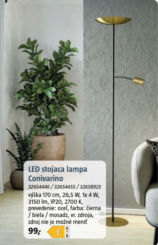Conivarino stojaca LED lampa