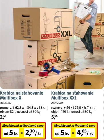 Sťahovacia krabica Multibox X 82 l – od 5 ks