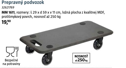 Prepravný podvozok MM 1611