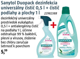 Sanytol Duo Pack čistiaca súprava