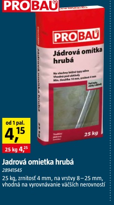 Probau jadrová omietka hrubá