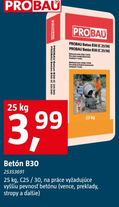 Probau betón B30