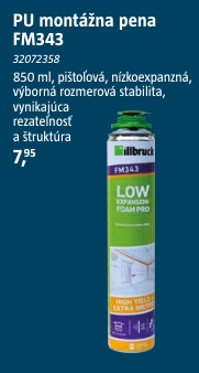 Illbruck PU montážna pena FM343