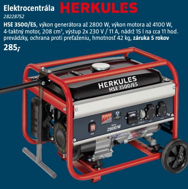 Herkules elektrocentrála HSE3500/E5
