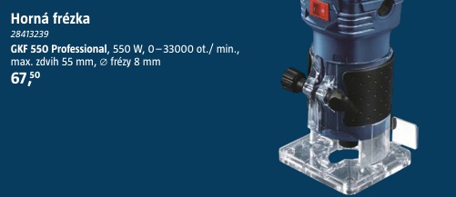 Bosch GKF550 Professional horná frézka