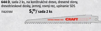 Craftomat pílové listy 644D – sada 2 ks