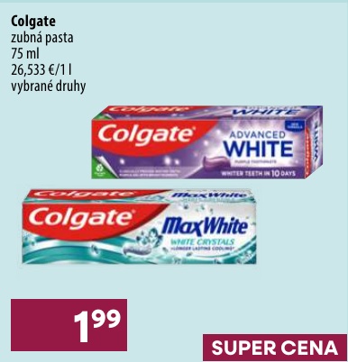 Colgate zubná pasta 75 ml