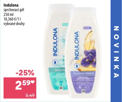 Indulona sprchový gél 250 ml