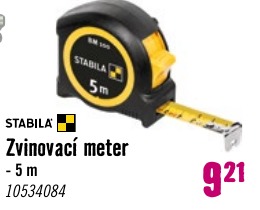 Zvinovací meter 5 m