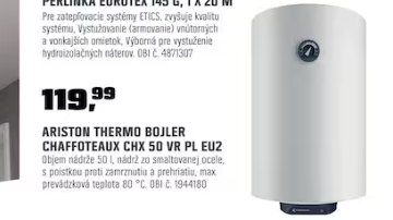 Ariston Thermo bojler Chaffoteaux CHX 50 VR PL EU2