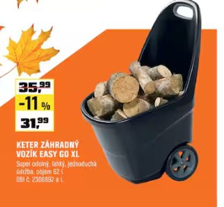 Keter záhradný vozík Easy Go XL