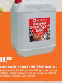 Den Braven hĺbková penetrácia Nano 5 l