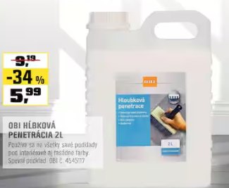 OBI hĺbková penetrácia 2 l