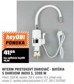 Wterm batéria s ohrevom Inoxx S 3200 W