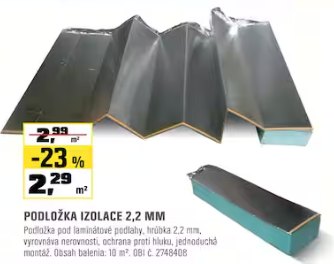 Podložka Izolace 2,2 mm