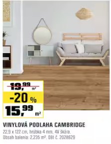 Vinylová podlaha Cambridge