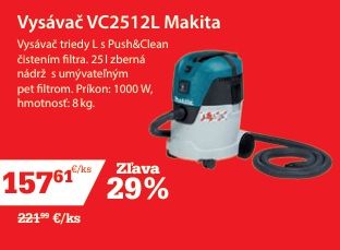 Makita vysávač VC2512L