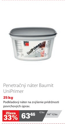 Baumit UniPrimer penetračný náter