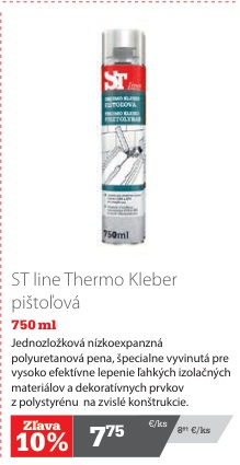 ST line Thermo Kleber pištoľová pena