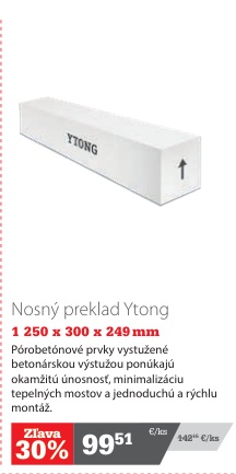 Ytong nosný preklad