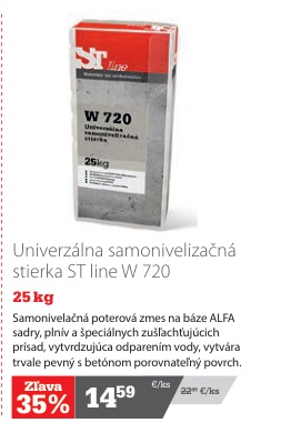ST line W 720 univerzálna samonivelizačná stierka