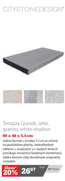 CityStoneDesign Terrazza Grande