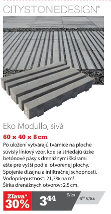 CityStoneDesign Eko Modullo sivá