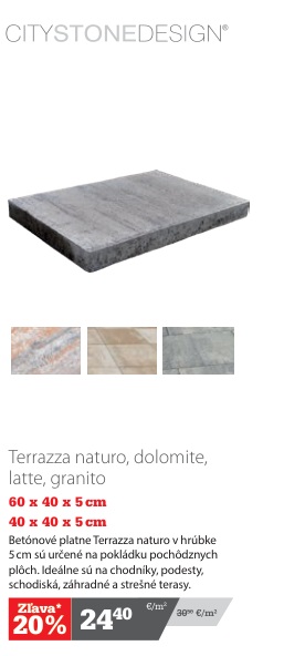 CityStoneDesign Terrazza naturo