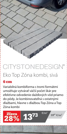 CityStoneDesign Eko Top Zóna kombi