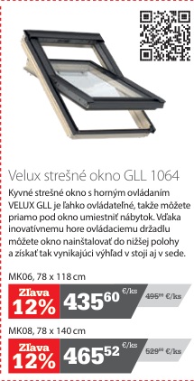 Velux strešné okno GLL 1064 MK06