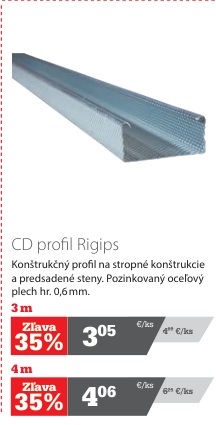 Rigips CD profil 3 m