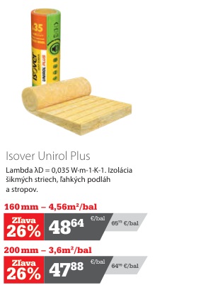 Isover Unirol Plus 160 mm
