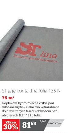 ST line kontaktná fólia 135 N