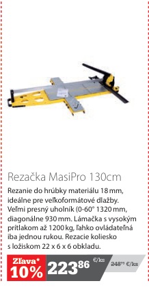 MasiPro rezačka dlažby 130 cm