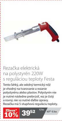 Festa elektrická rezačka polystyrénu 220 W