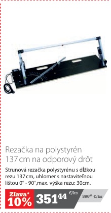 Rezačka polystyrénu na odporový drôt 137 cm