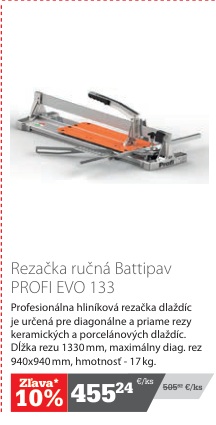 Battipav PROFI EVO 133 ručná rezačka