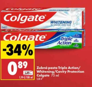 Colgate zubná pasta