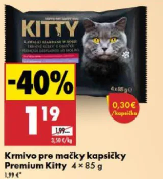 Kitty Premium kapsičky pre mačky