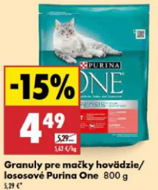 Purina One granuly pre mačky