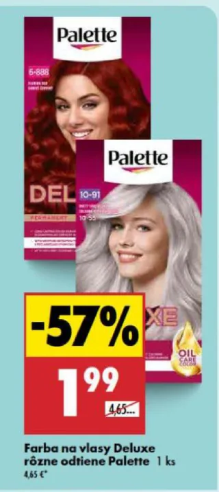 Palette Deluxe farba na vlasy