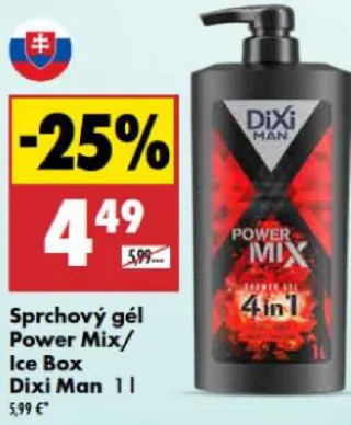 Dixi Man sprchový gél