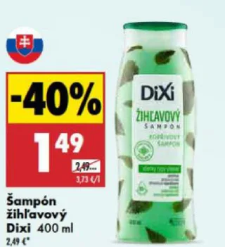Dixi žihľavový šampón