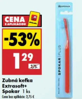 Spokar Extrasoft+ zubná kefka