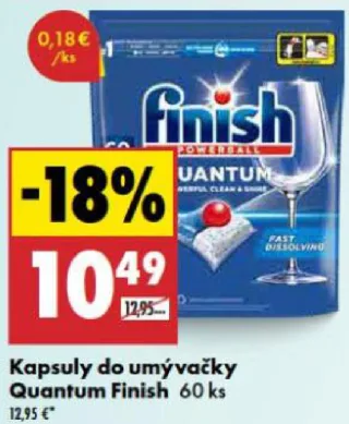 Finish Quantum kapsuly do umývačky