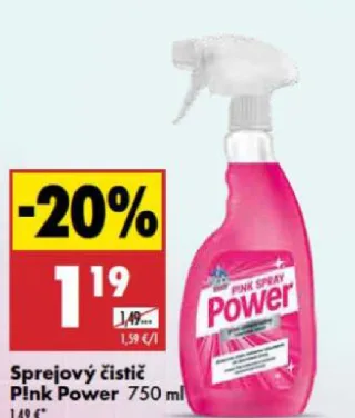 Pink Power sprejový čistič