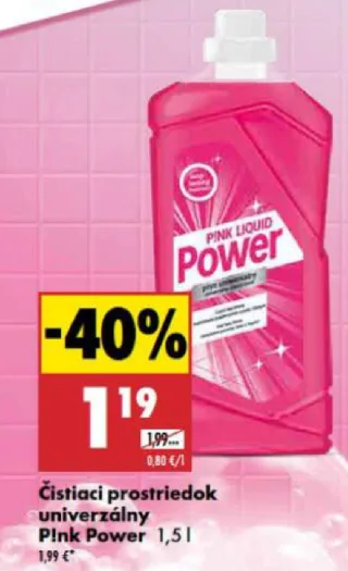 Pink Power univerzálny čistiaci prostriedok